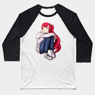 Syana sitting Baseball T-Shirt